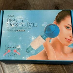 Beauty Crystal Ball Blue Facial Massager